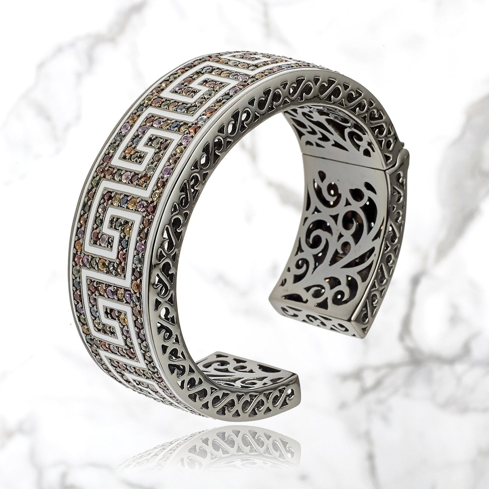 MCL Design sapphire cuff bracelet