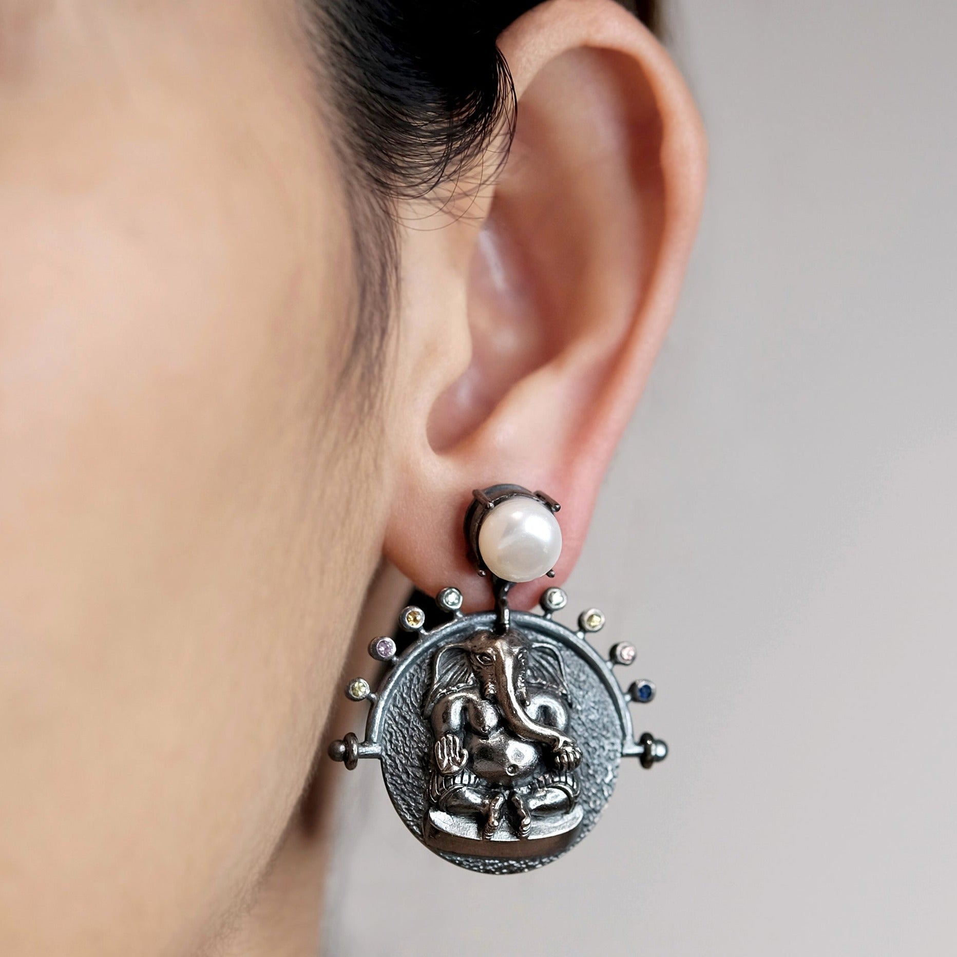The Madstone Ganesha earrings