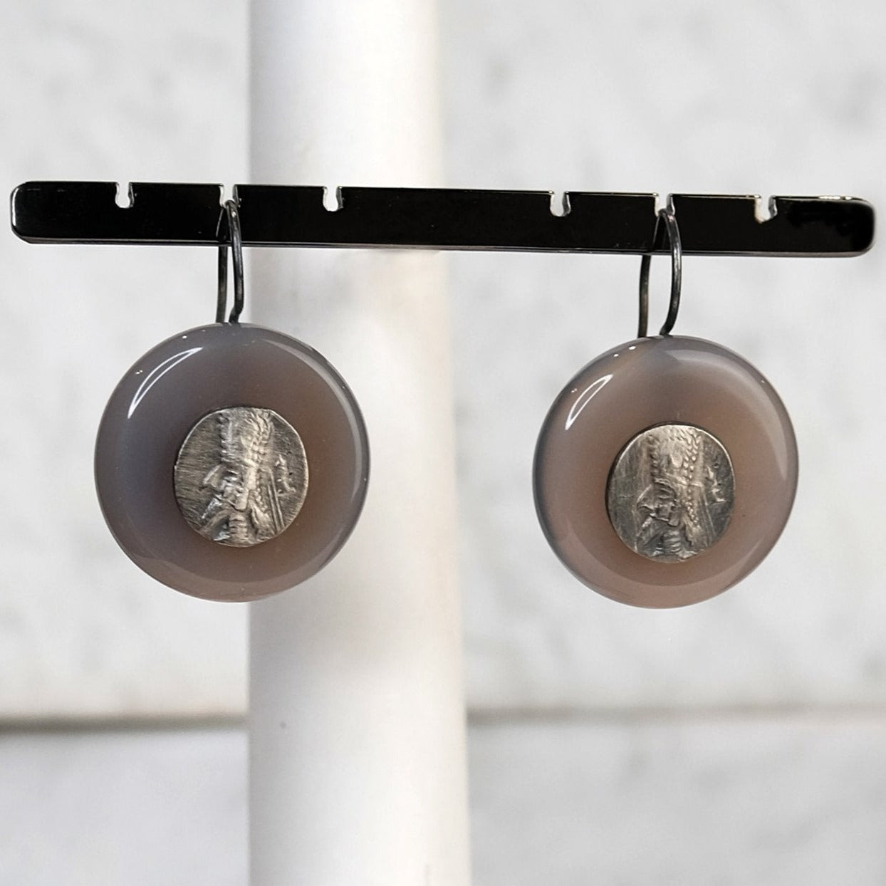 The Madstone Roman coin earrings