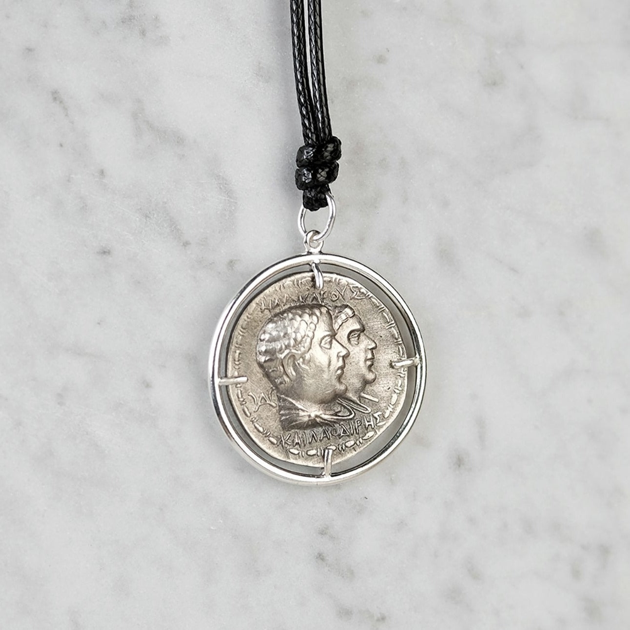 The Madstone Roman coin necklace