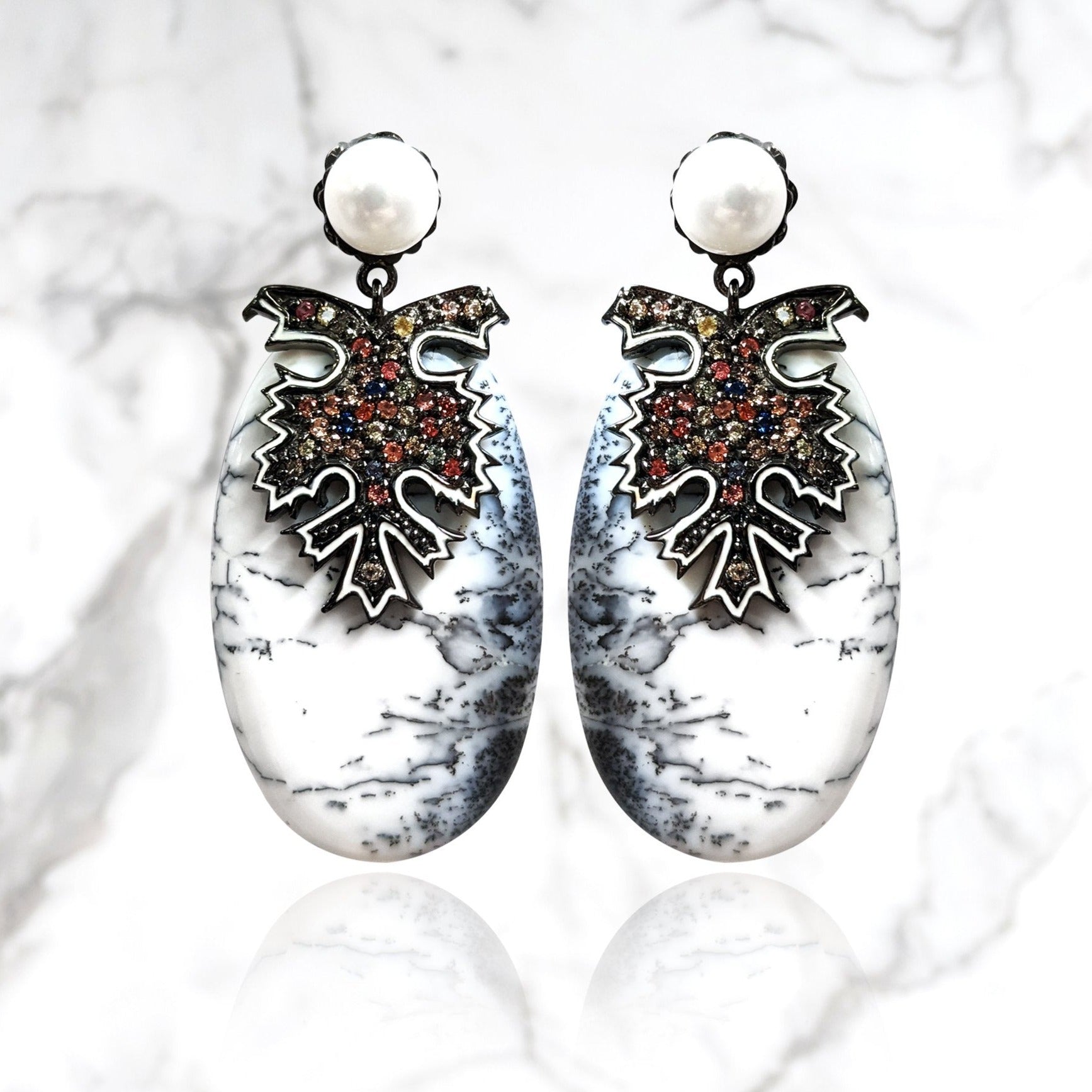 MCL Design Jasper earrings
