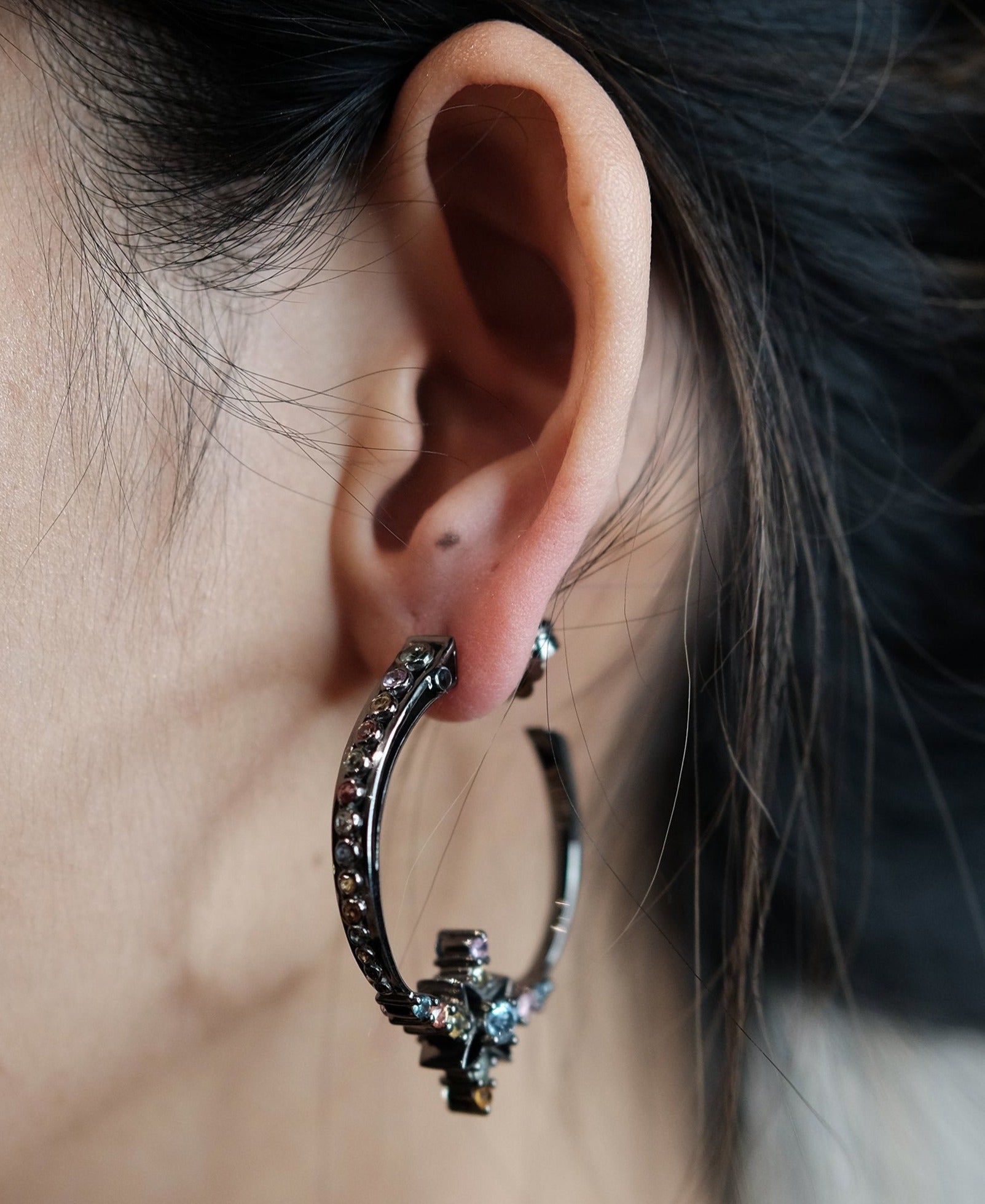 MCL Design star earrings