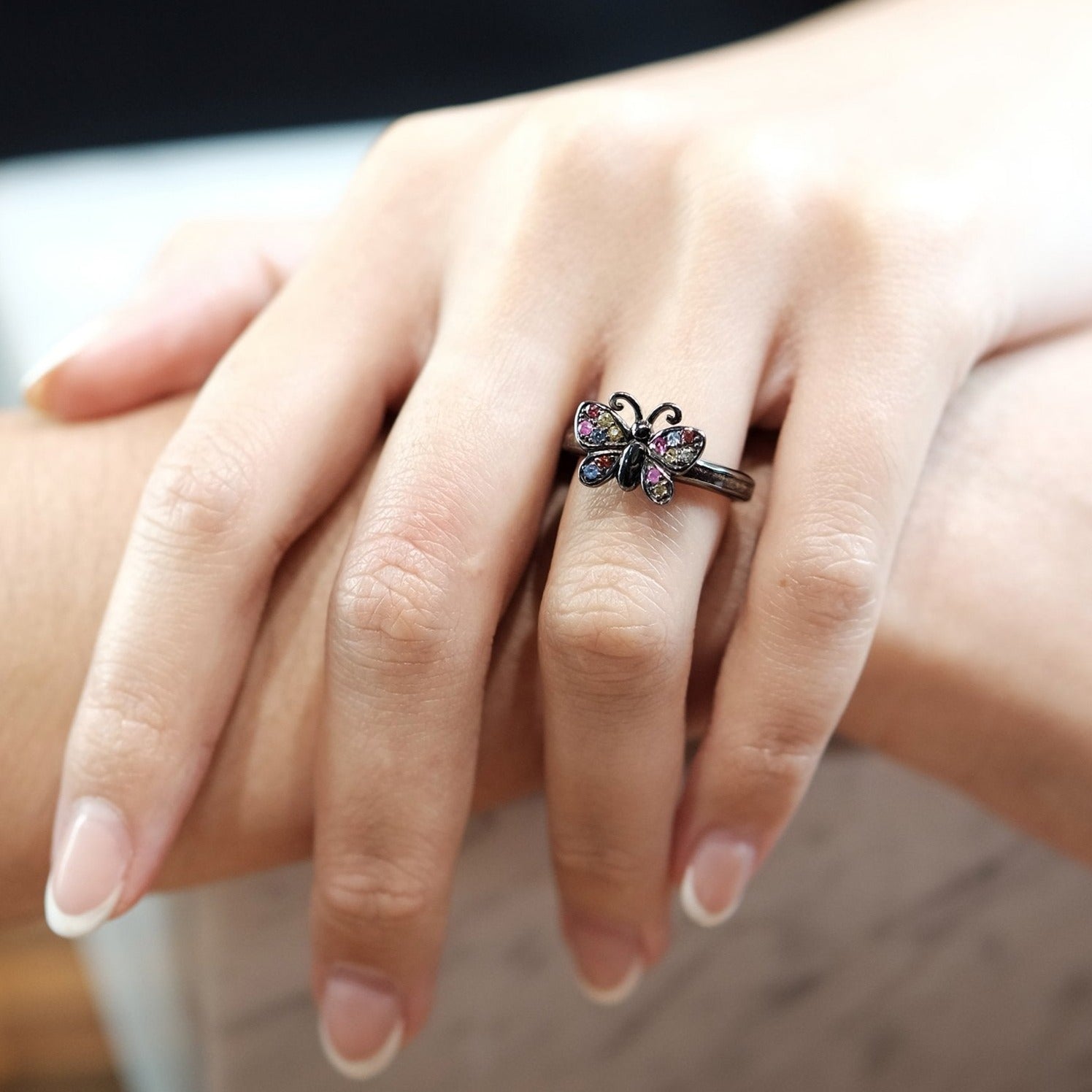 MCL Design butterfly ring